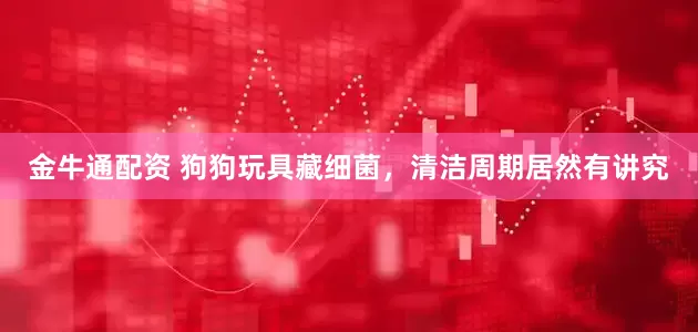 金牛通配资 狗狗玩具藏细菌，清洁周期居然有讲究